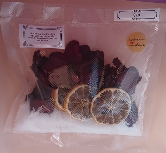 5) Spa Bath: Taking One Night Only, 3.5oz