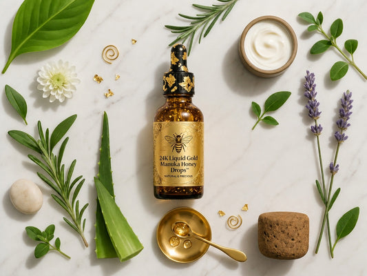 8) 24K Liquid Gold Manuka Honey Drops™