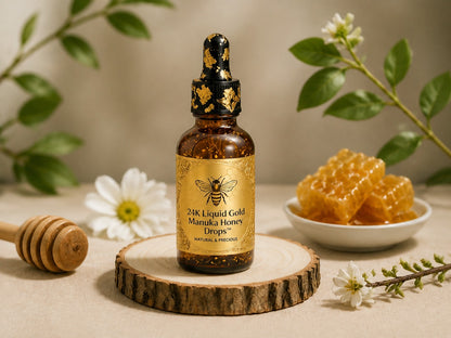 8) 24K Liquid Gold Manuka Honey Drops™