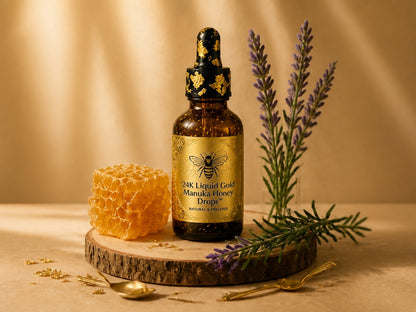 8) 24K Liquid Gold Manuka Honey Drops™