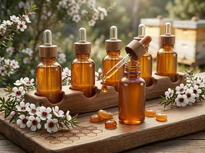 9b) 24K Liquid Gold Manuka Honey Drops™
